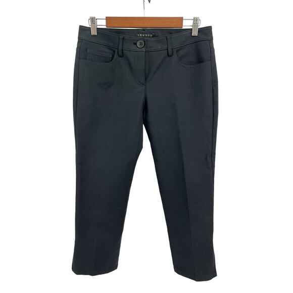Theory Black Ankle Cropped Pants - Picture 1 of 5